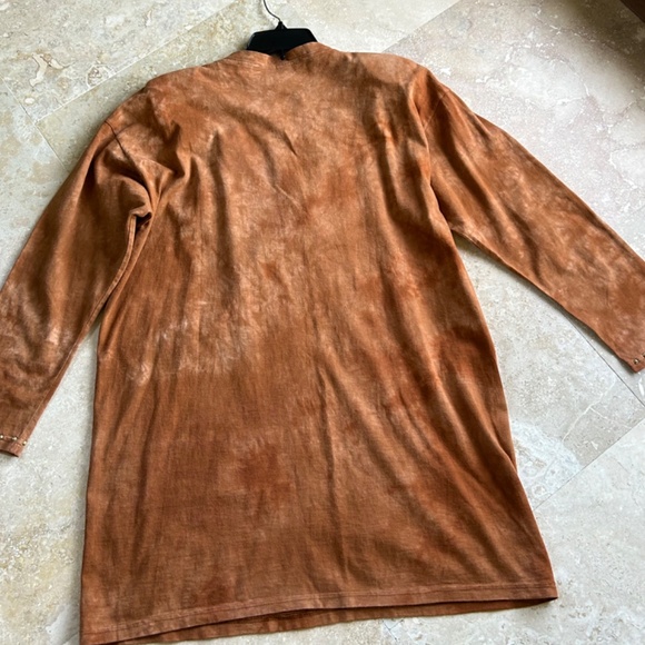 Visage Ladies Fashion  Dye Brown Cotton,Beaded and Fringed at top, with Pants - Picture 14 of 16